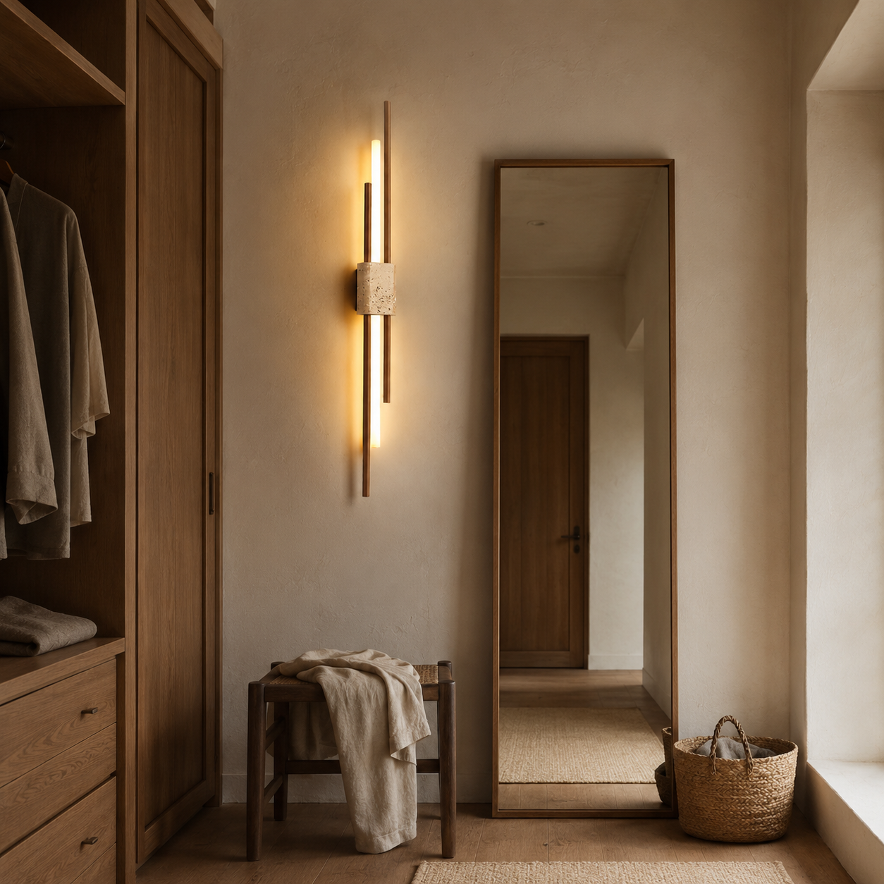 Taeru Travertine Wall Light