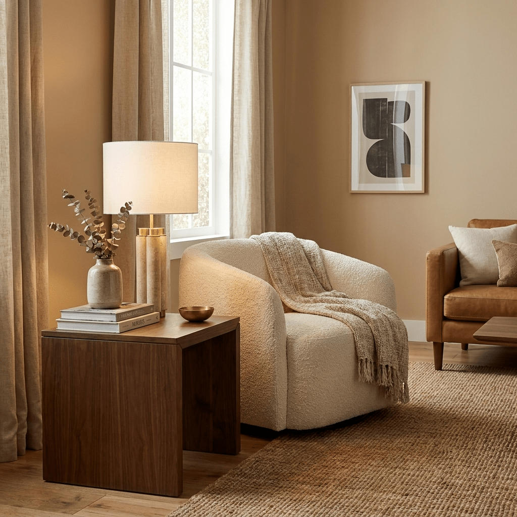 Yova Travertine Table Lamp