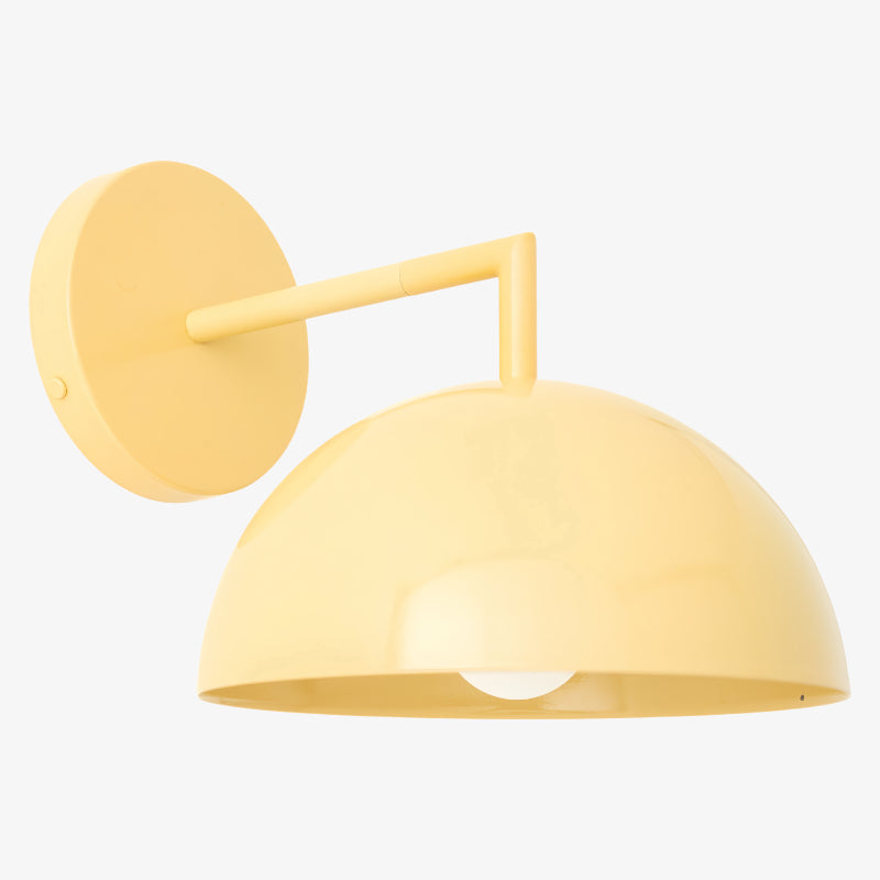 Vantara Black Dome Wall Light – Modern Minimalist Indoor Wall Sconce for Bedroom, Living Room & Hallway