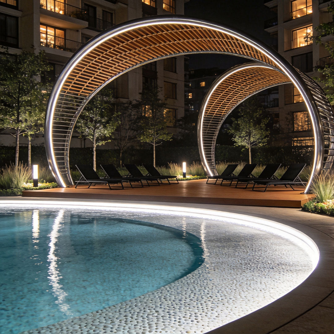 Sola High-Voltage RGB Waterproof LED String Light — Flexible Outdoor & Indoor Decorative Lighting