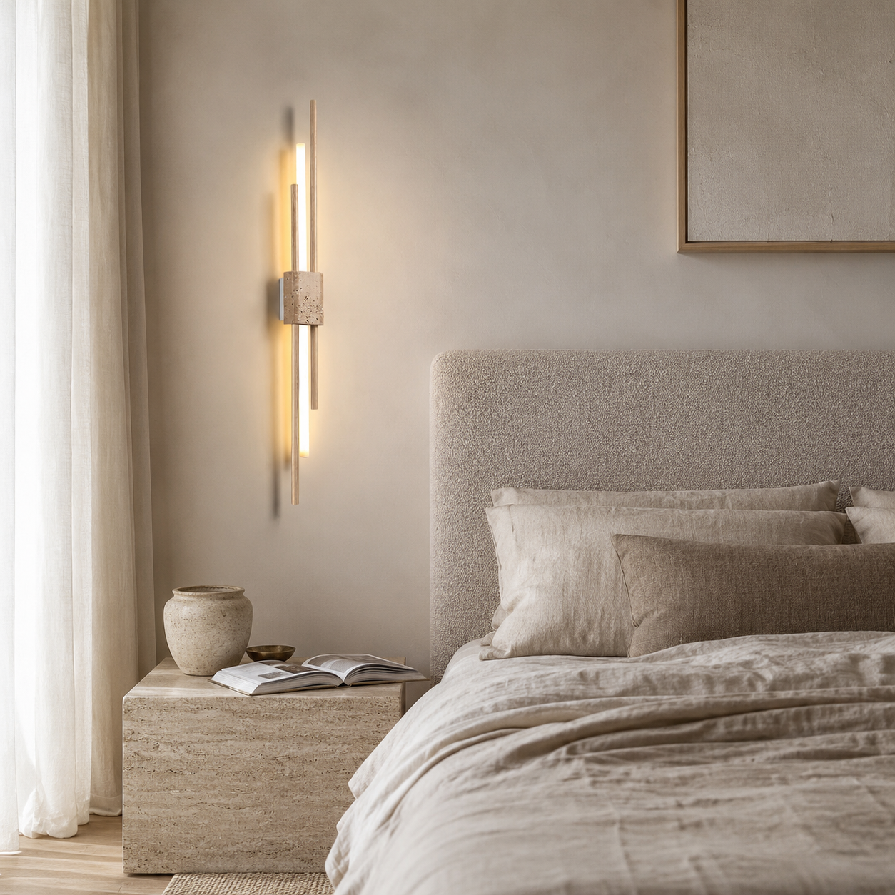 Taeru Travertine Wall Light
