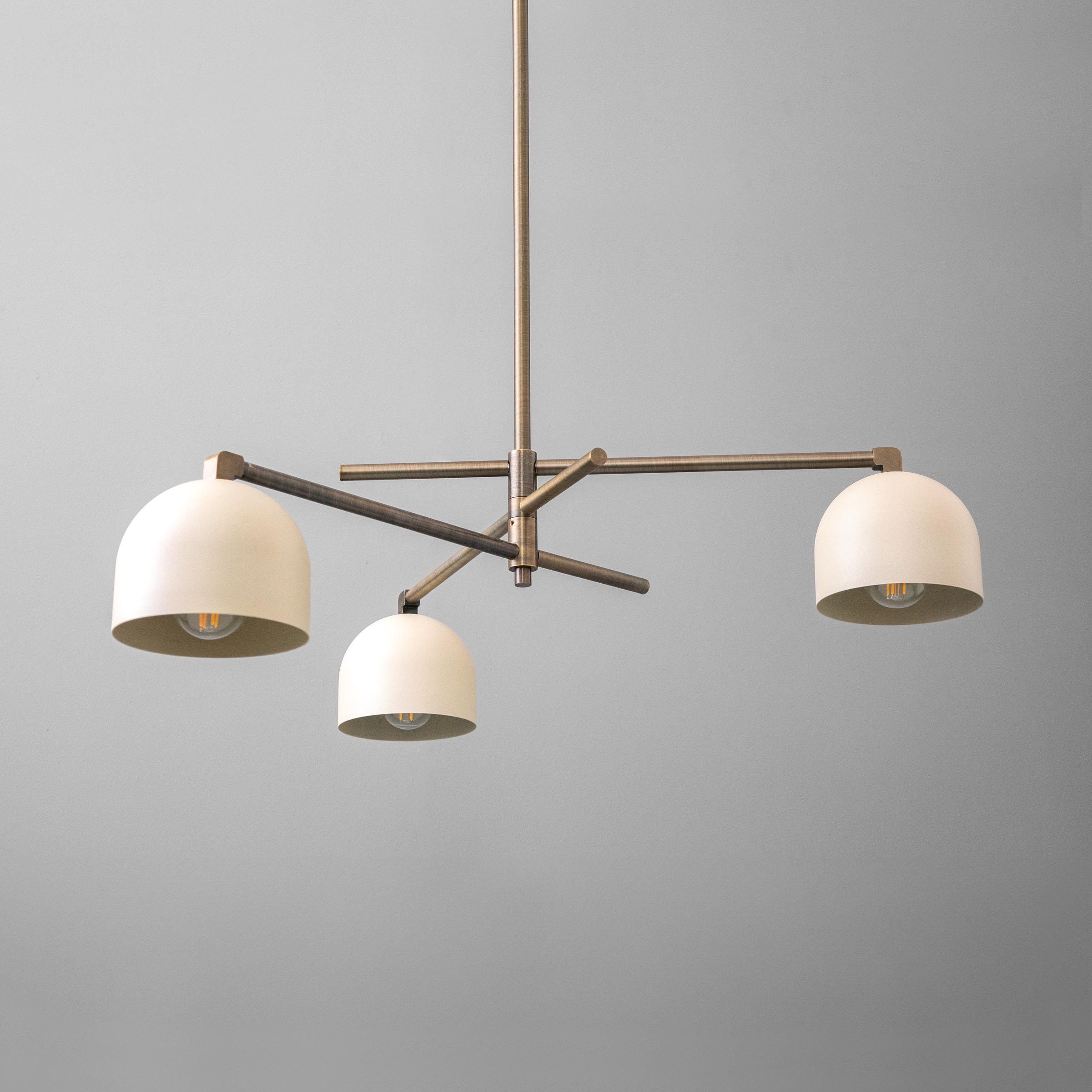 Vantara Dome Chandelier – Antique Brass Ceiling Light for Modern Interiors