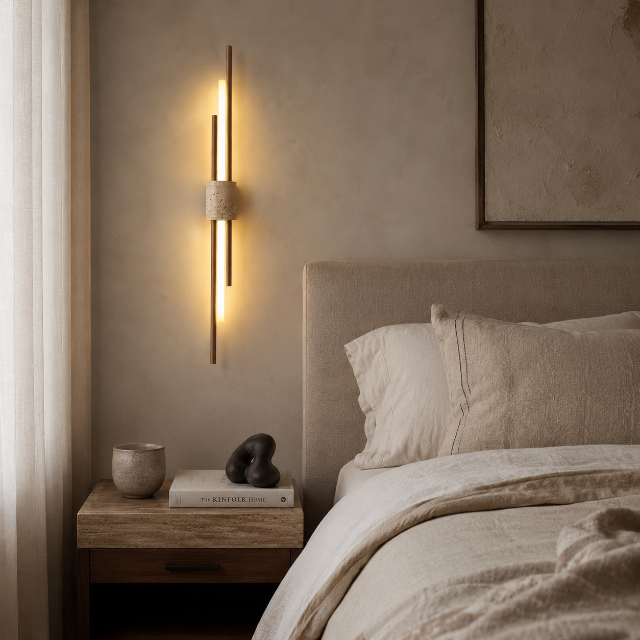 Taeru Travertine Wall Light