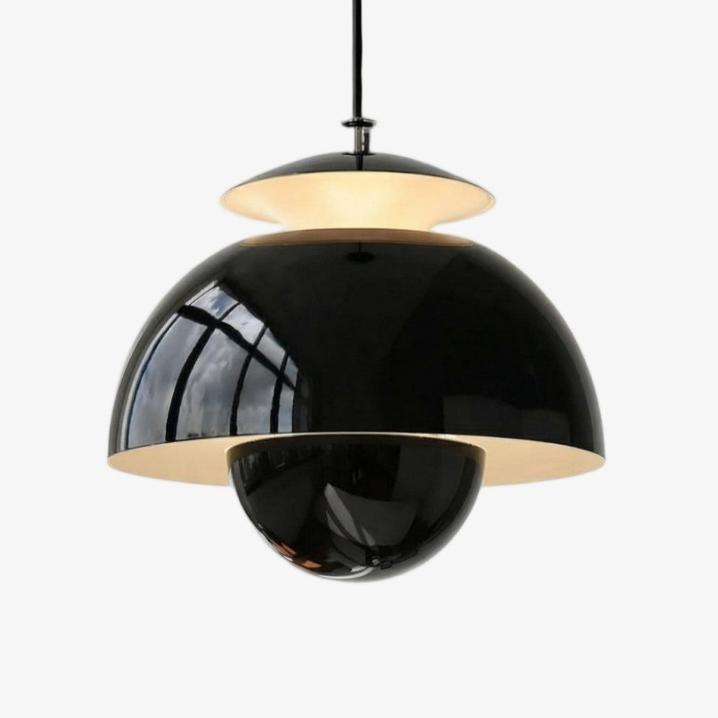Vantara Orin Sculptural Flower Pendant Light – Nordic Metal Hanging Lamp for Bedroom, Kitchen & Living Room