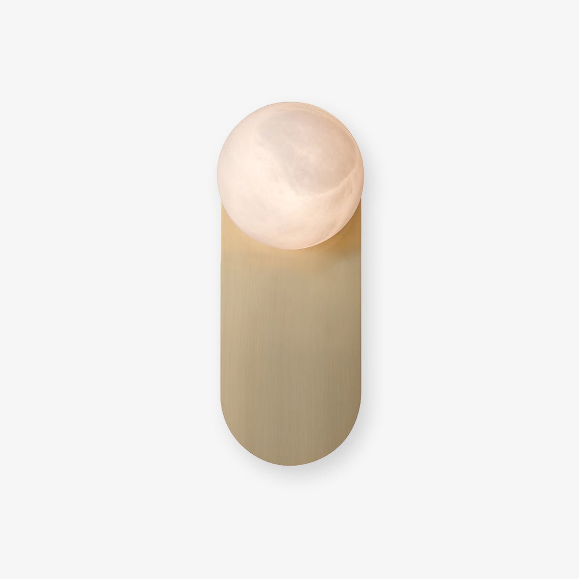 Natural Savio shade of the Savio Wall Light showing unique stone veining