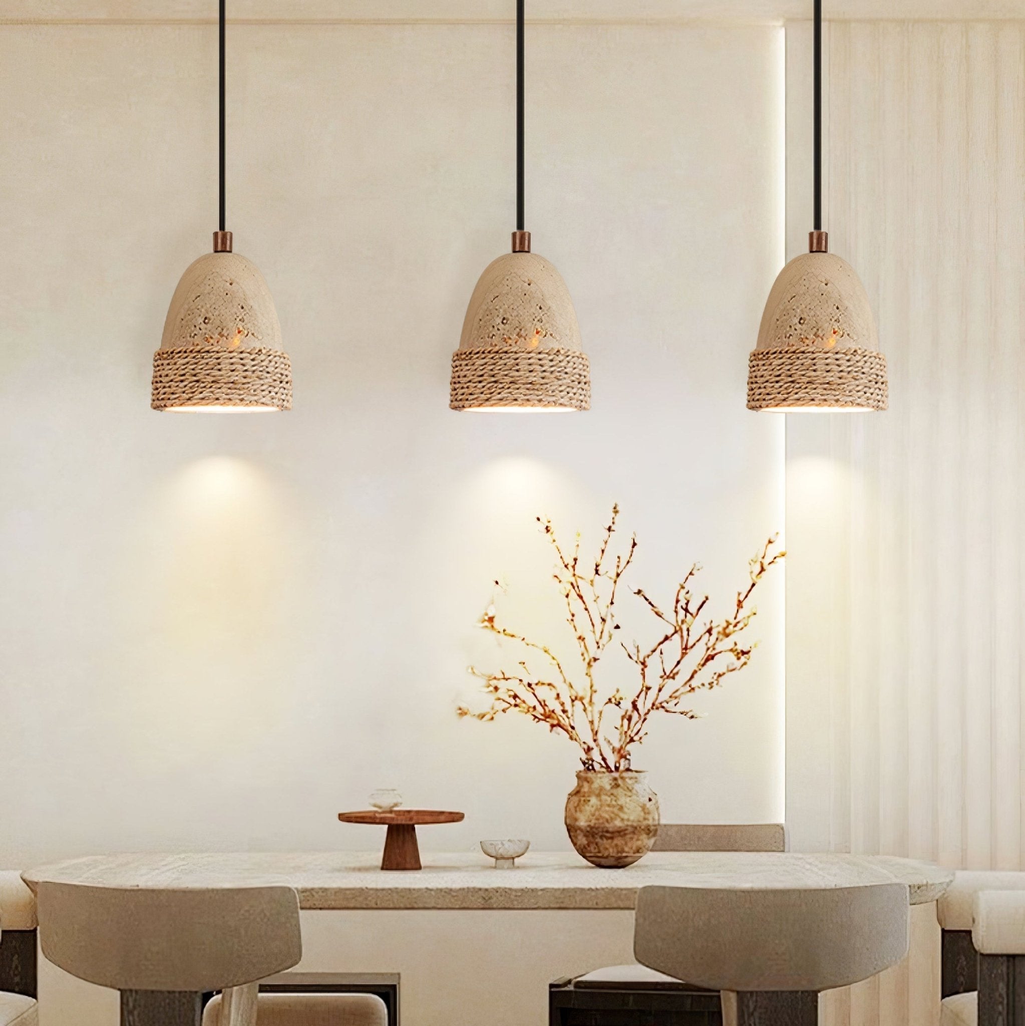 Amara Travertine Pendant Light