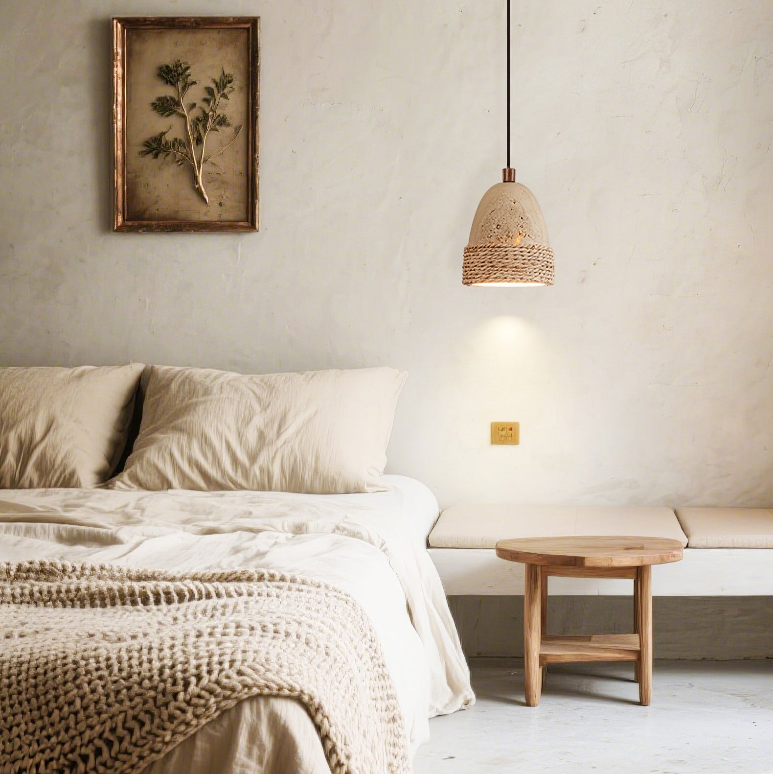 Amara Travertine Pendant Light