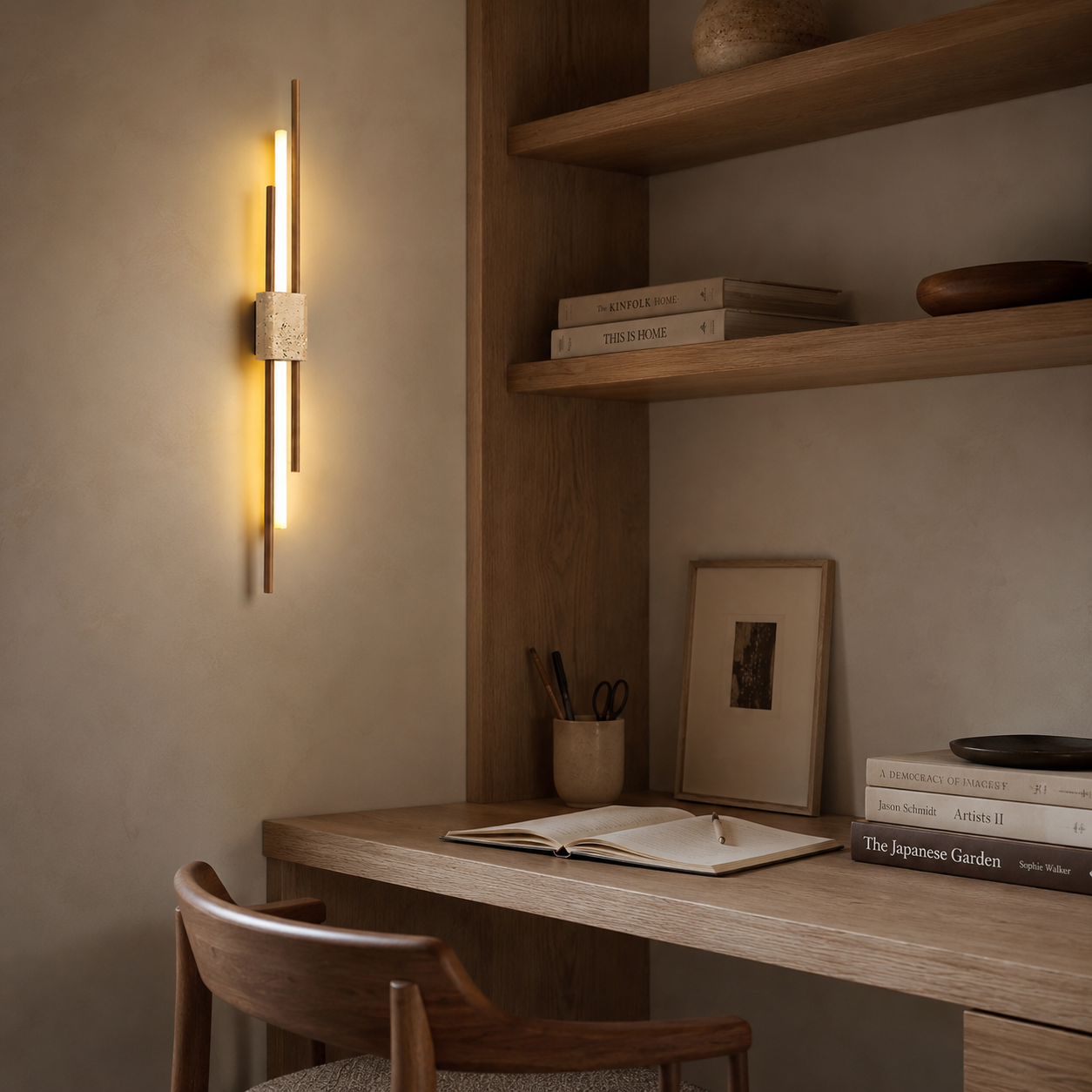 Taeru Travertine Wall Light