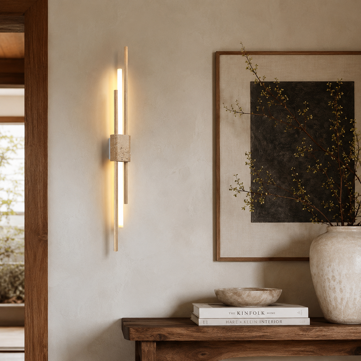 Taeru Travertine Wall Light