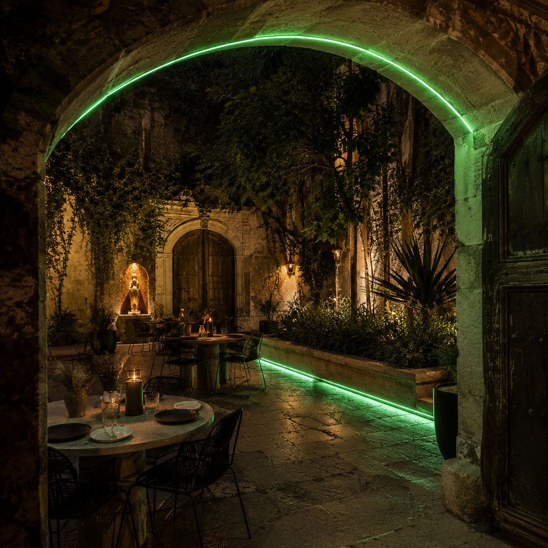Sola High-Voltage RGB Waterproof LED String Light — Flexible Outdoor & Indoor Decorative Lighting