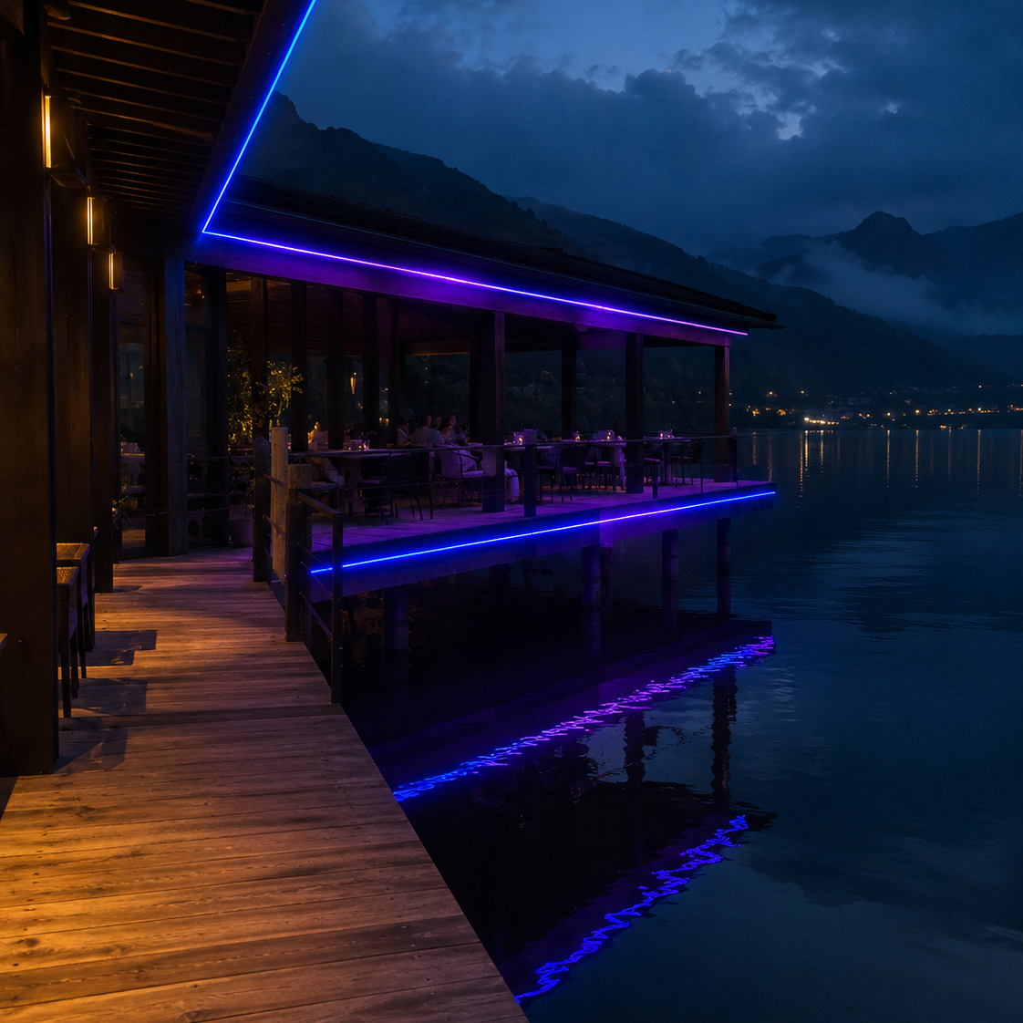 Sola High-Voltage RGB Waterproof LED String Light — Flexible Outdoor & Indoor Decorative Lighting