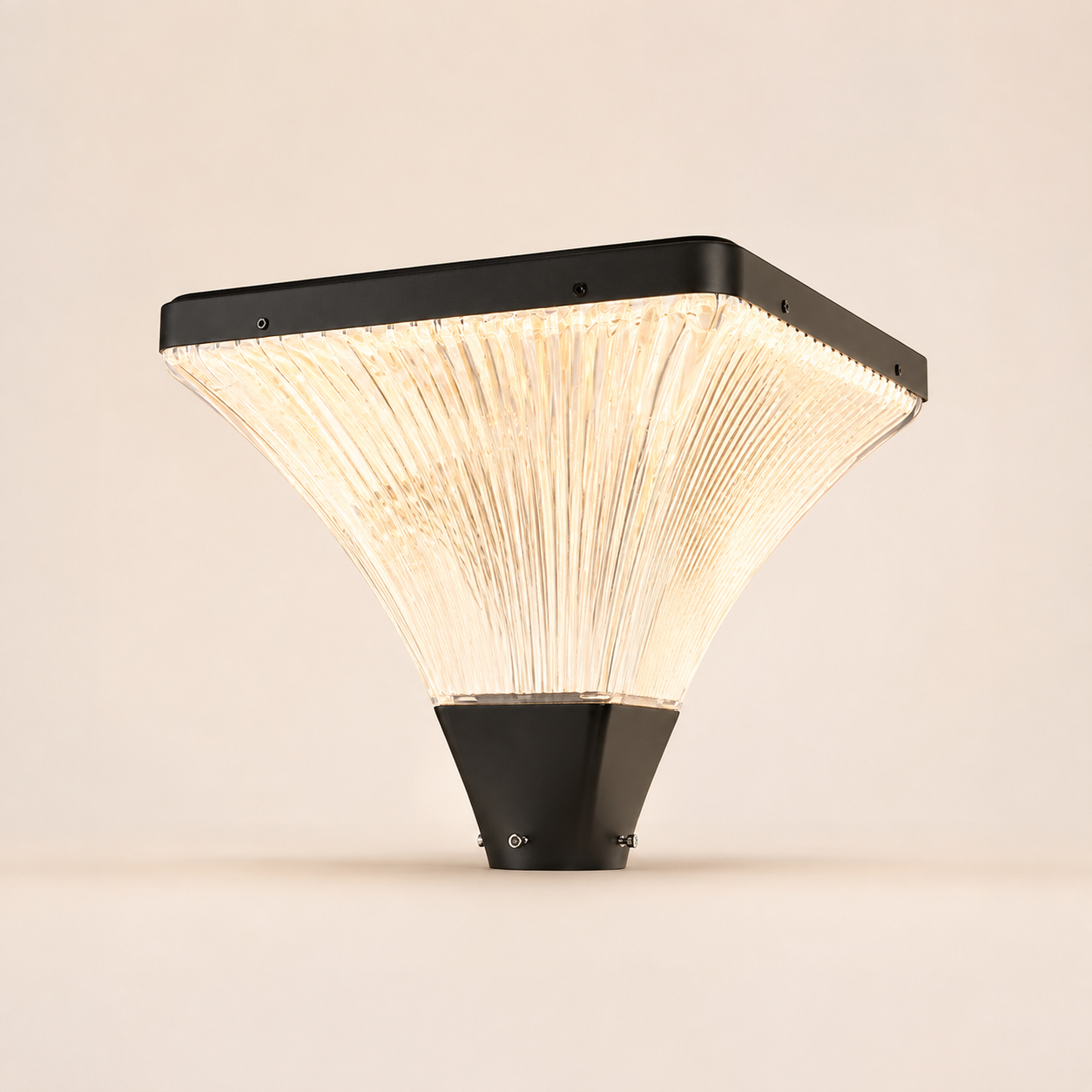 Lorien Striped Square Solar Garden & Street Light