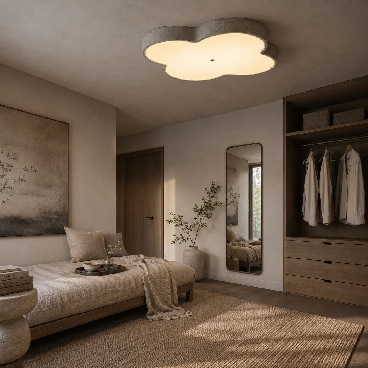 Lyra Stone Cloud Ceiling Lamp