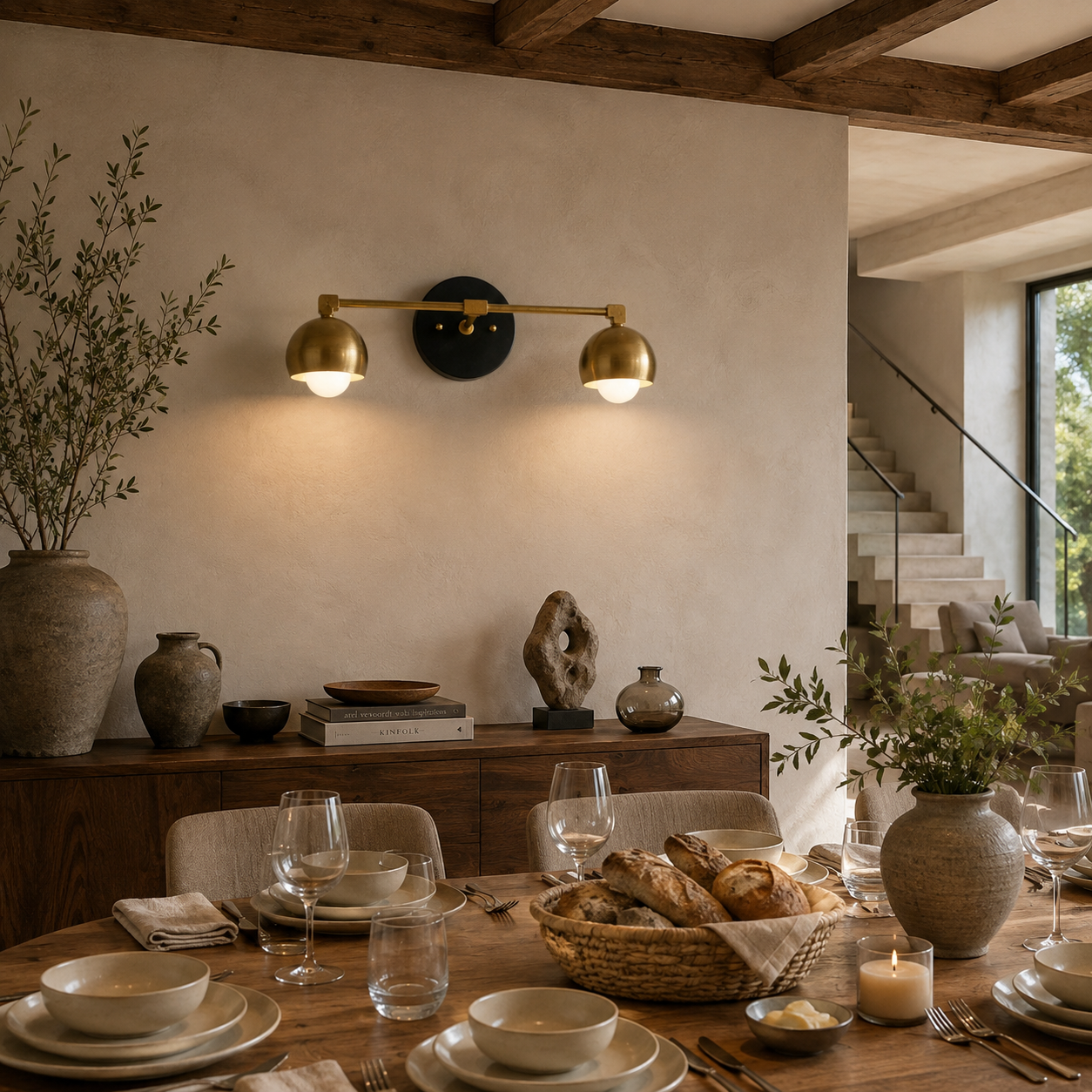 Vantara Dome Vanity Wall Light – Modern Mid-Century Sconce