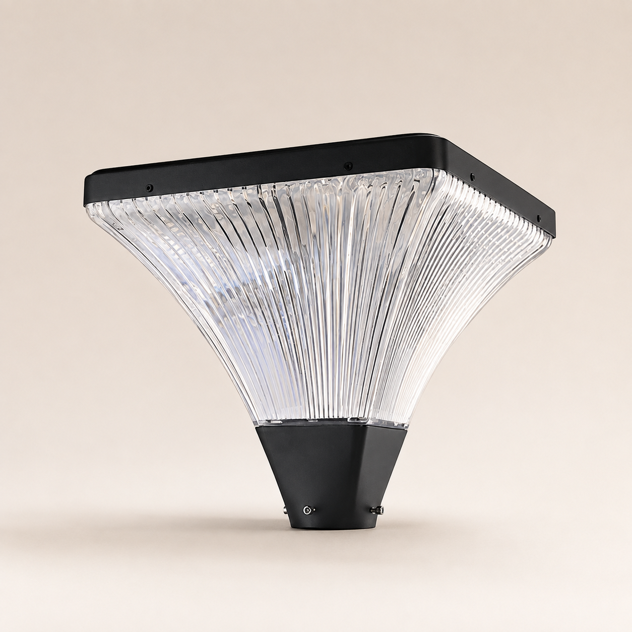 Lorien Striped Square Solar Garden & Street Light