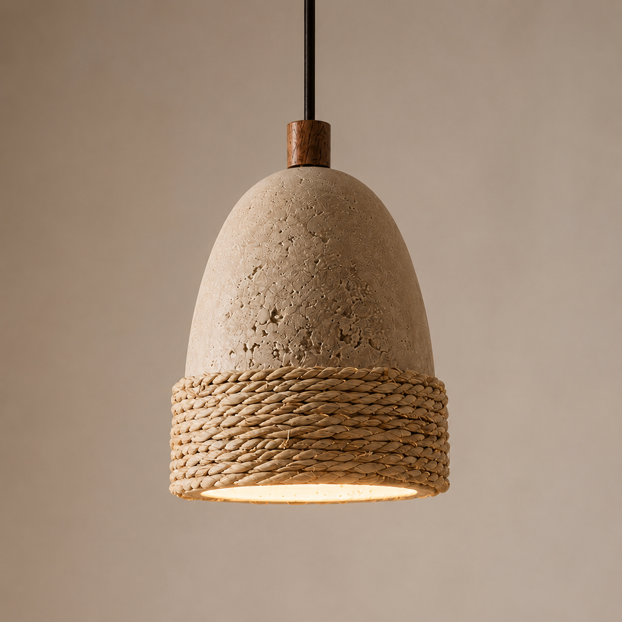 Amara Travertine Pendant Light
