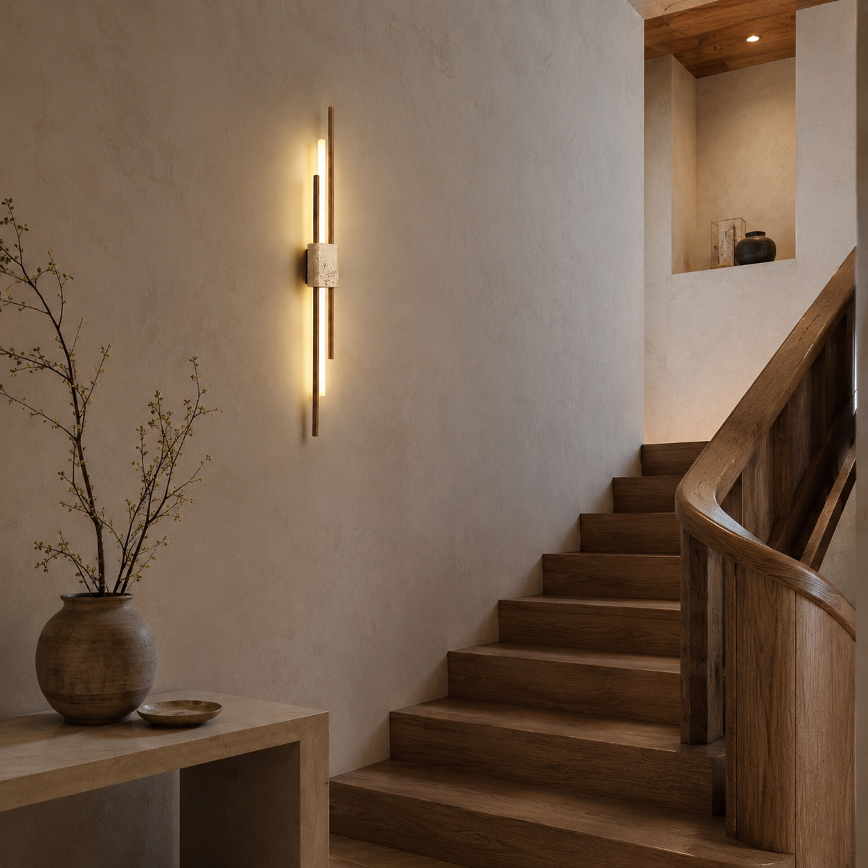 Taeru Travertine Wall Light
