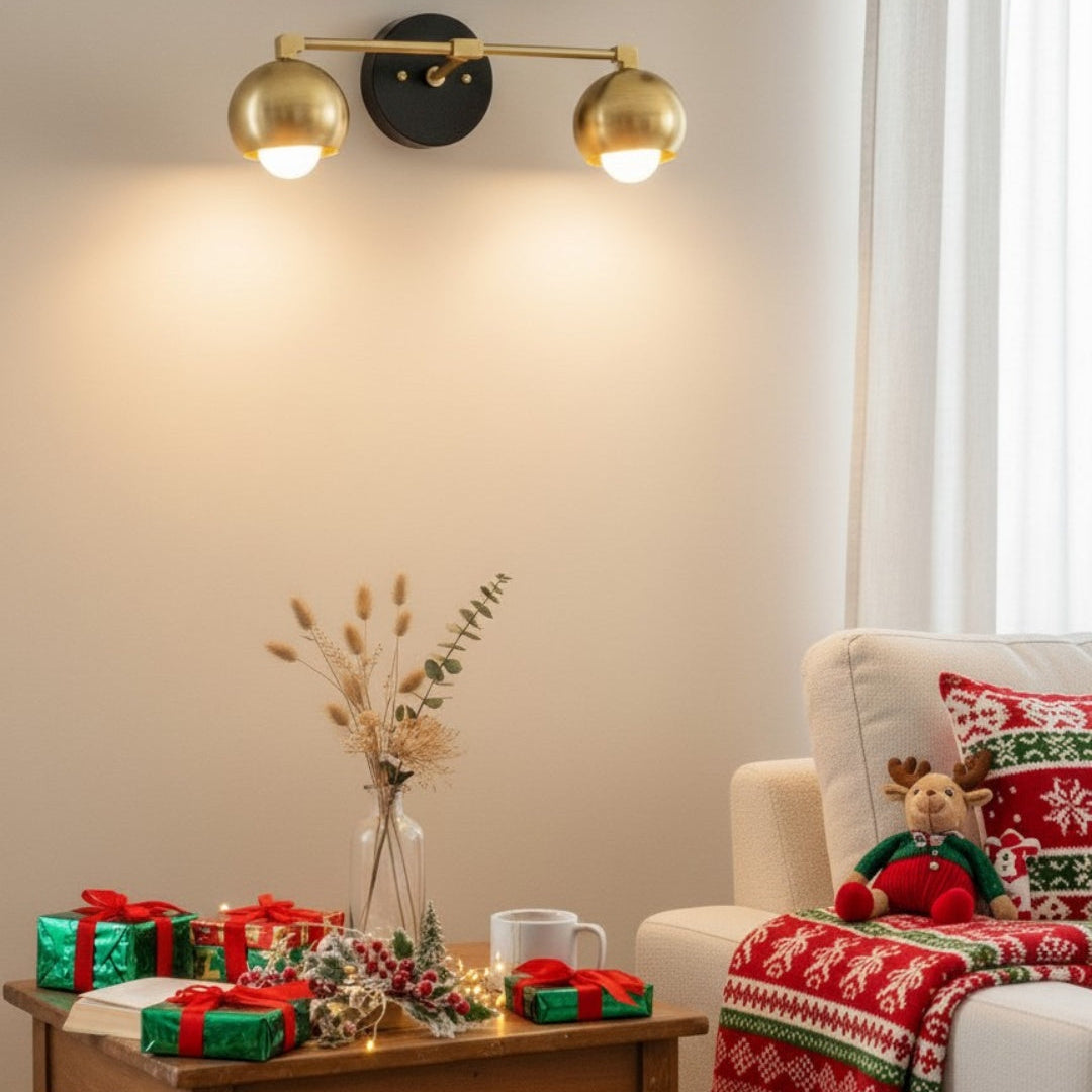 Vantara Dome Vanity Wall Light – Modern Mid-Century Sconce