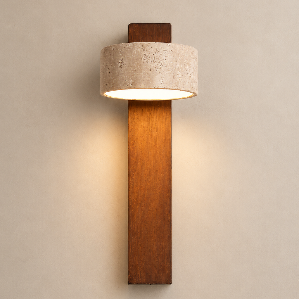 Aven Travertine Wall Light