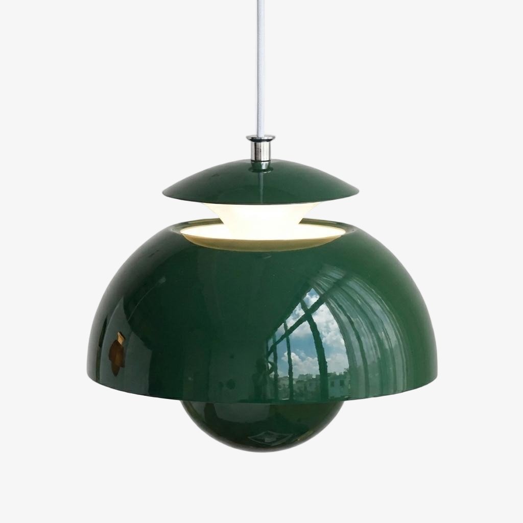 Vantara Orin Sculptural Flower Pendant Light – Nordic Metal Hanging Lamp for Bedroom, Kitchen & Living Room