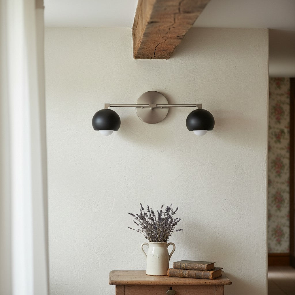 Vantara Dome Vanity Wall Light – Modern Mid-Century Sconce