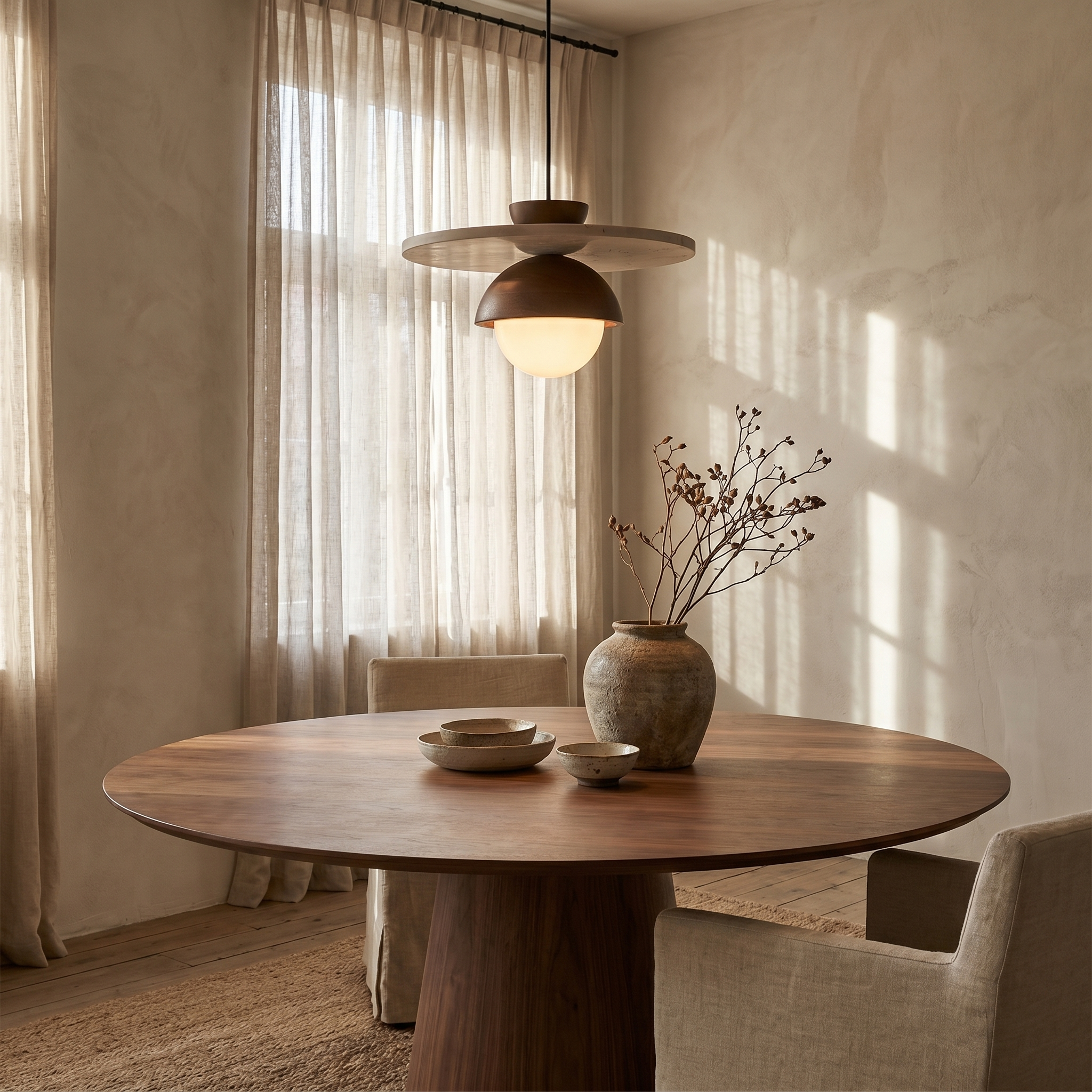 Arlo Travertine Pendant Light