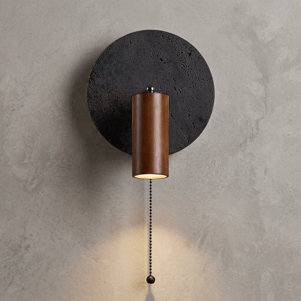 Miru Travertine Wall Light