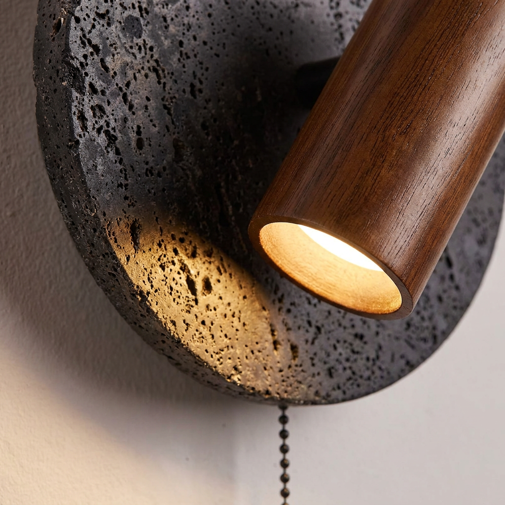 Miru Travertine Wall Light
