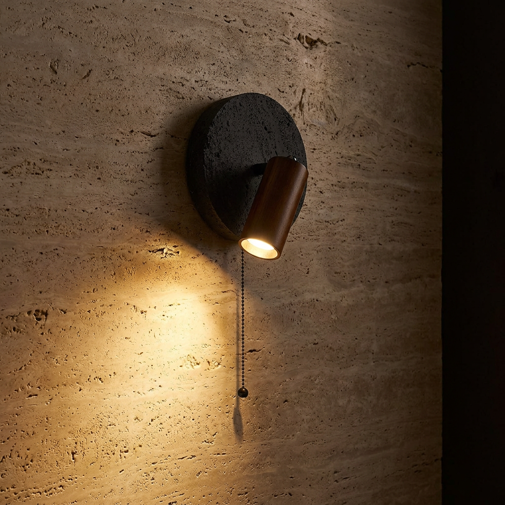 Miru Travertine Wall Light