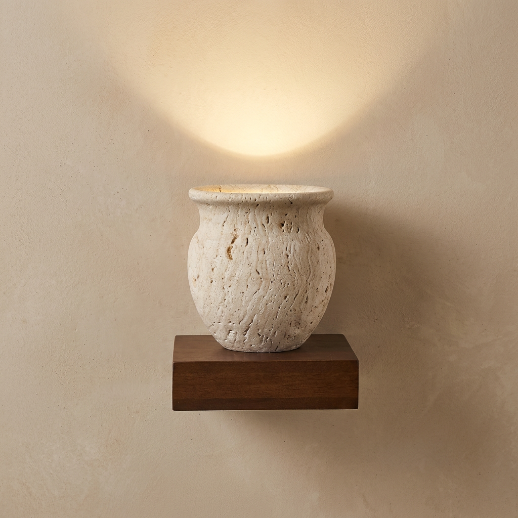 Kaya Travertine Wall Light