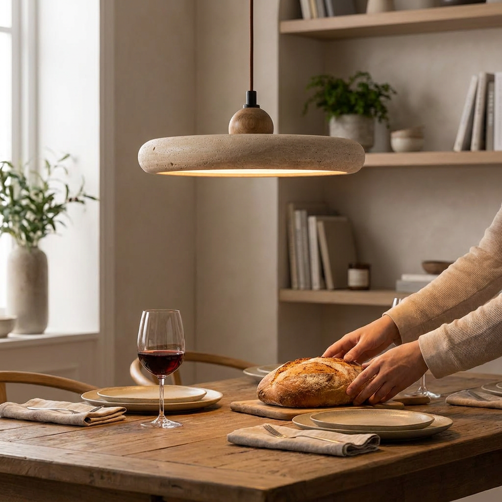 Avena Halo Pendant Light lifestyle