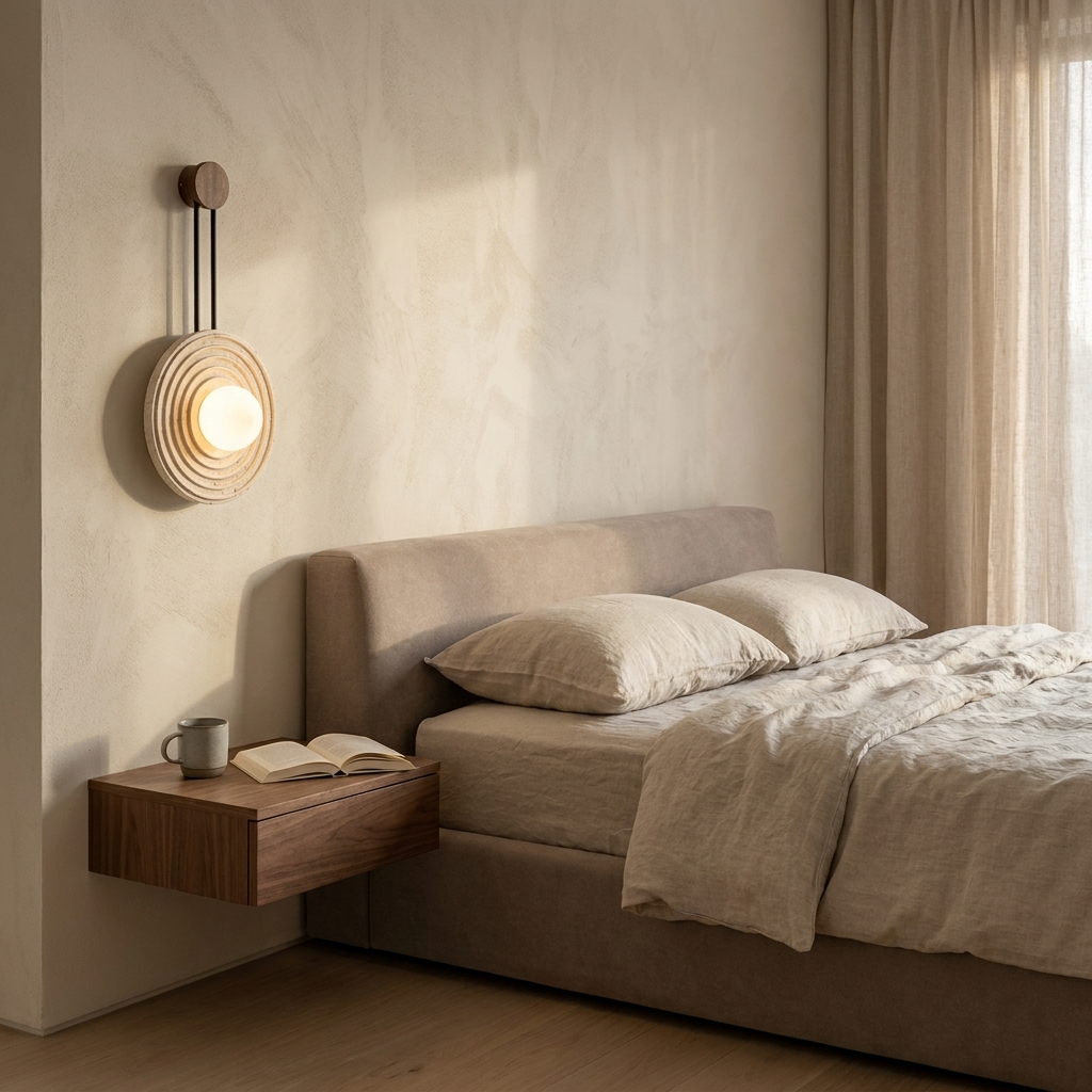 Rinko Travertine Wall Light