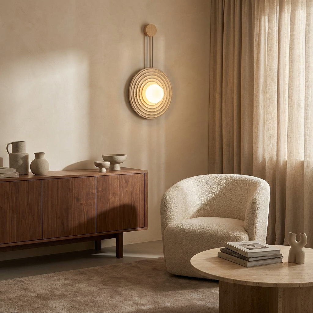 Rinko Travertine Wall Light