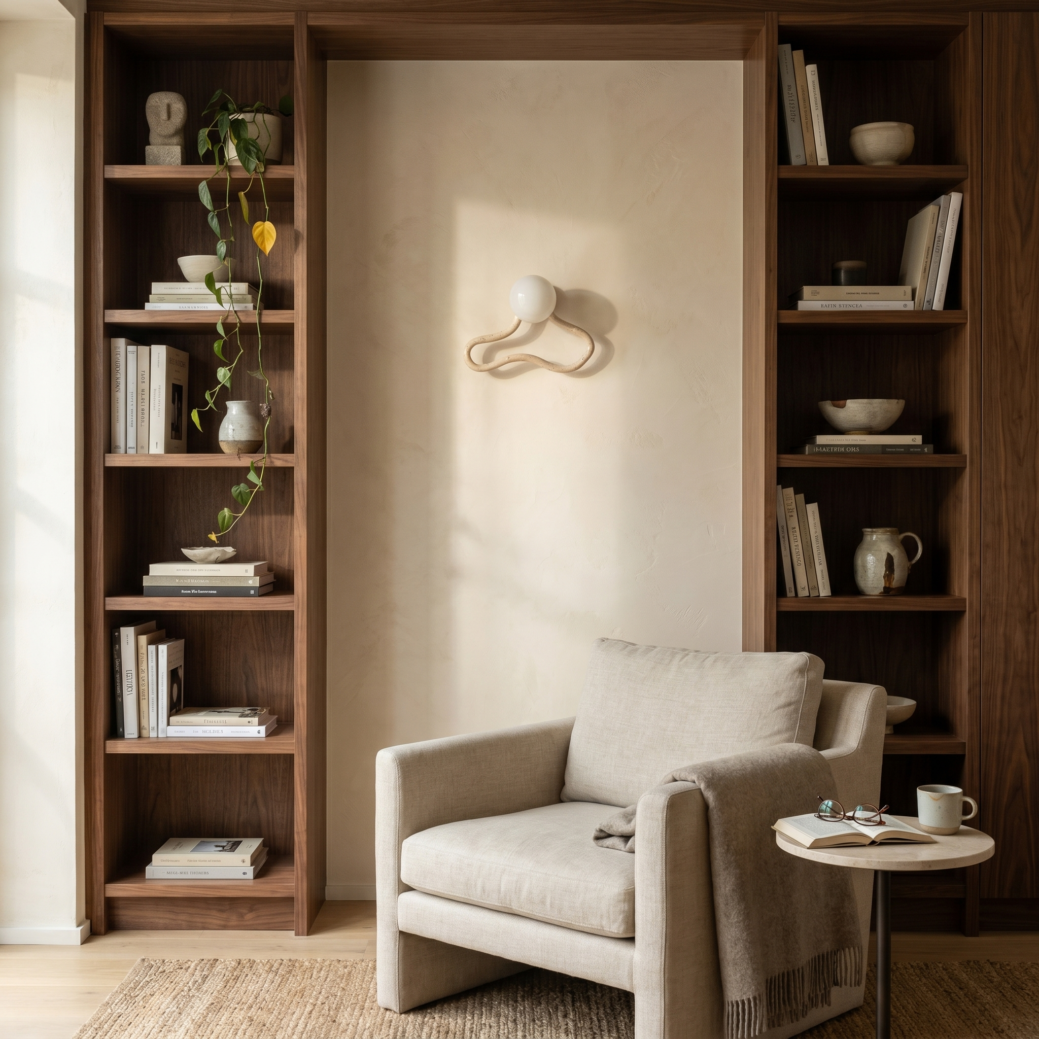 Toren Travertine Wall Light