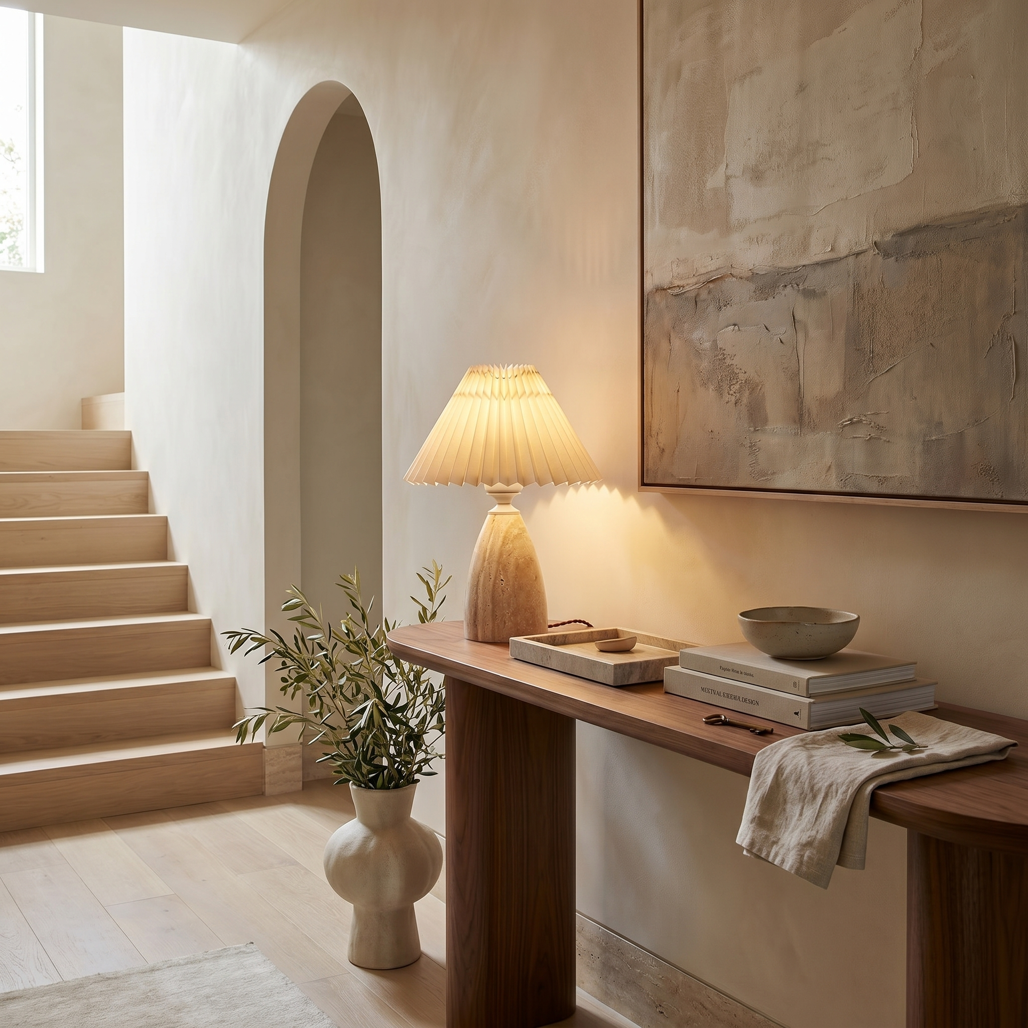 Sevi Travertine Table Lamp