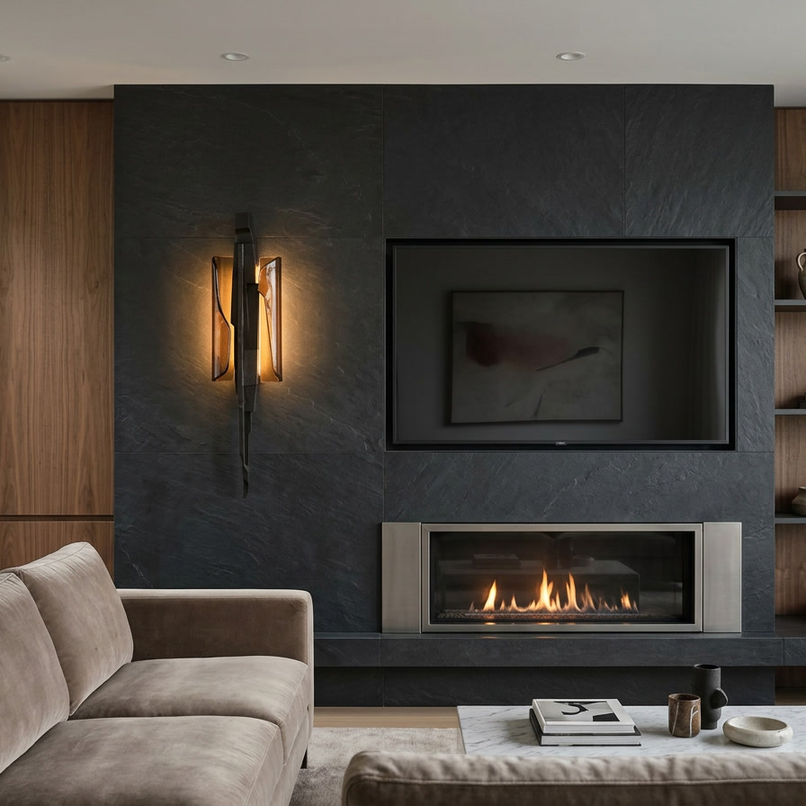 Niva Sculptural Brass PMMA lifestyle scene 2