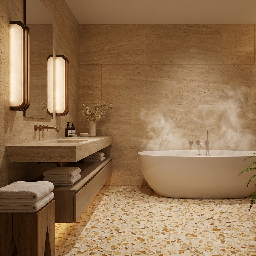 Niva Vertical Marble Bronze lifestyle scene 10