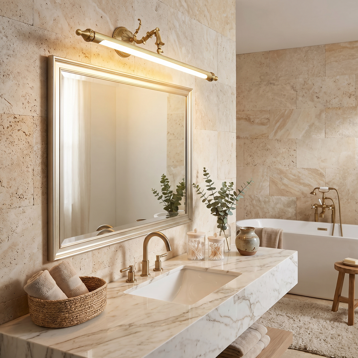 P4 gold modern bathroom lifestyle