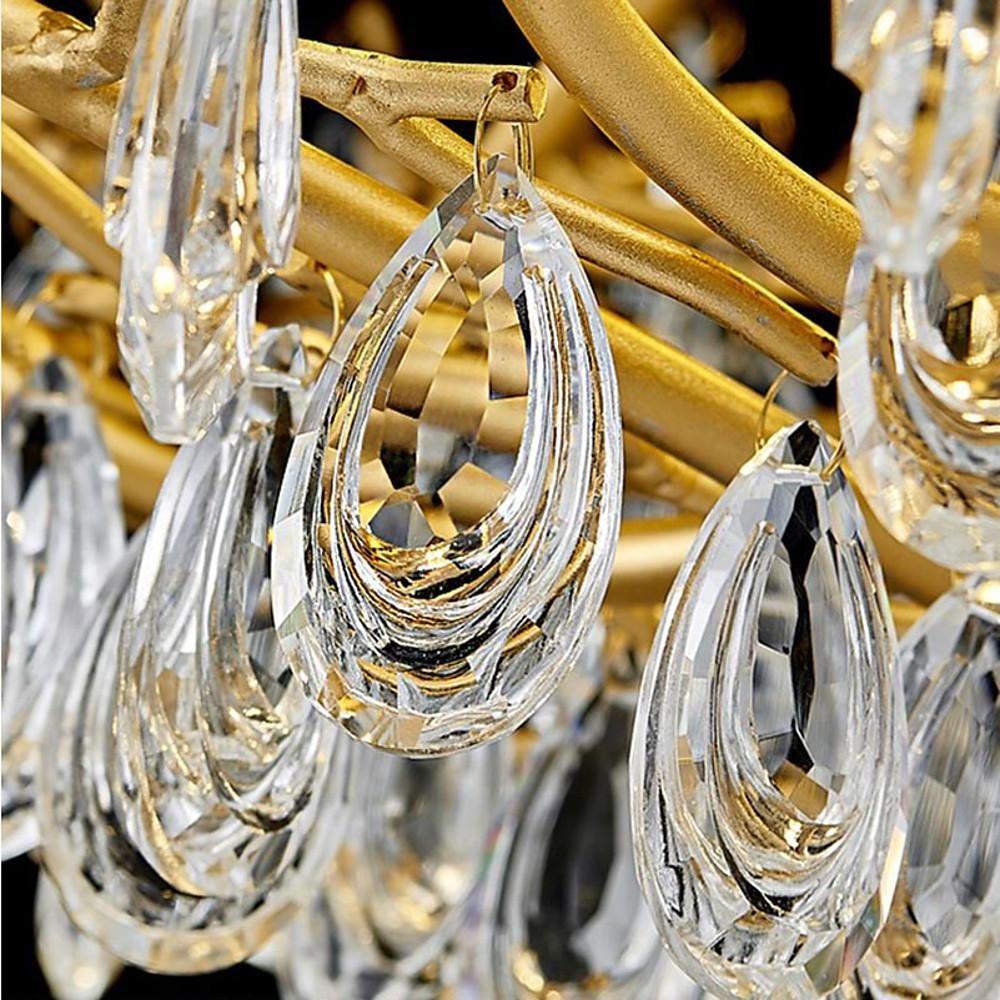 Auréline sputnik chandelier dimension diagram showing diameter and height