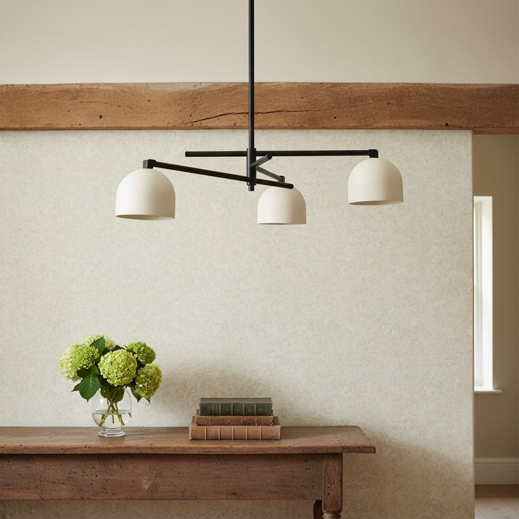 Vantara Dome Chandelier – Antique Brass Ceiling Light for Modern Interiors