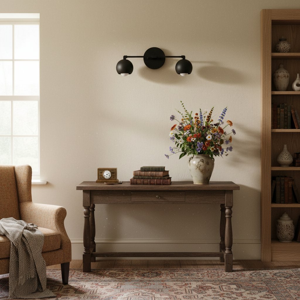 Vantara Dome Vanity Wall Light – Modern Mid-Century Sconce
