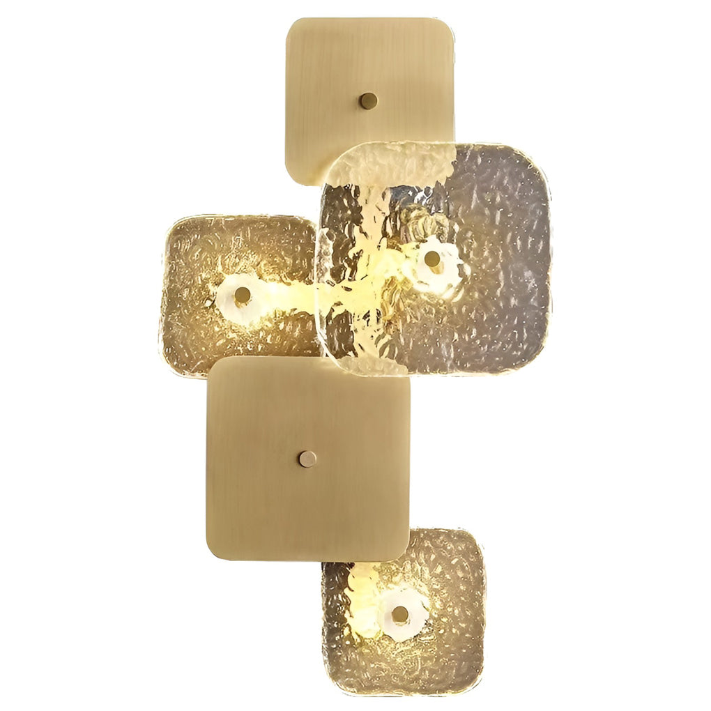 Alure 16-inch LED wall sconce above a bedside table