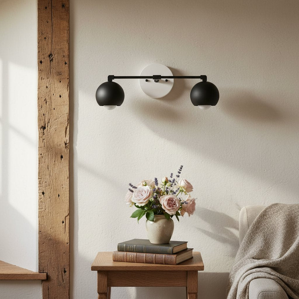 Vantara Dome Vanity Wall Light – Modern Mid-Century Sconce