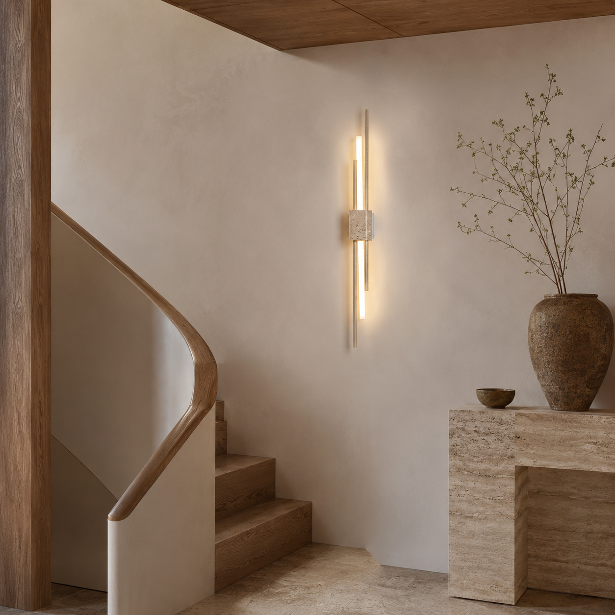Taeru Travertine Wall Light