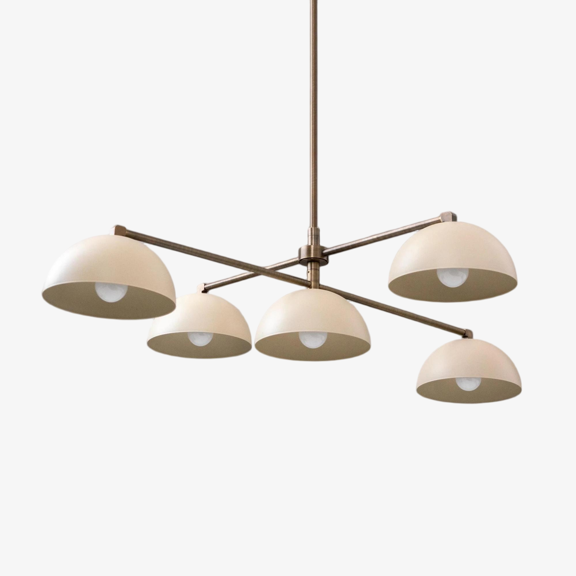Vantara Dome Chandelier – Antique Brass Ceiling Light for Modern Interiors