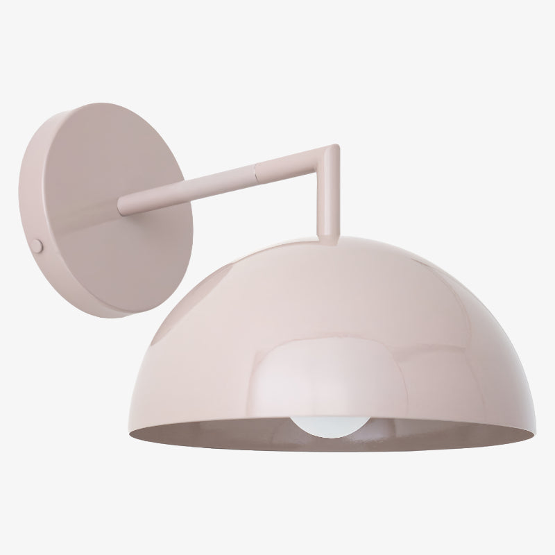 Vantara Black Dome Wall Light – Modern Minimalist Indoor Wall Sconce for Bedroom, Living Room & Hallway