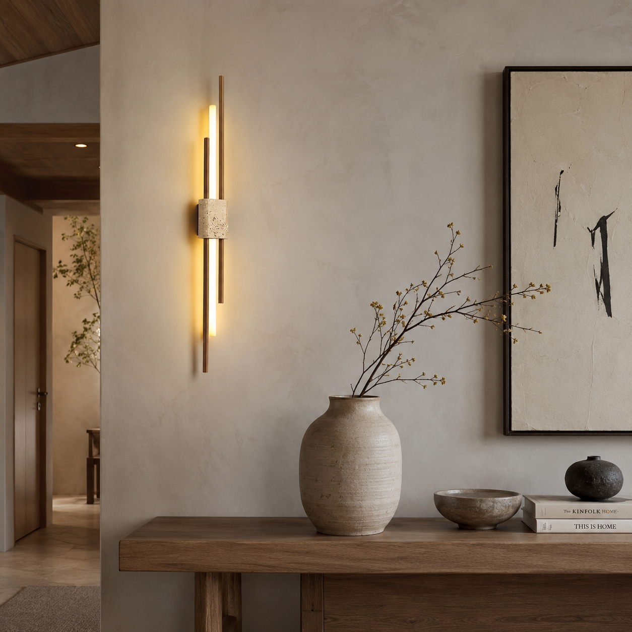 Taeru Travertine Wall Light
