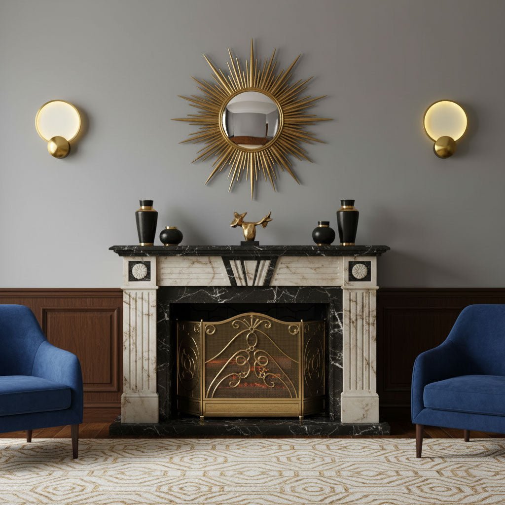 Pair of Sayo Sayo wall lights flanking a bed in a minimal Sayo-Sabi bedroom