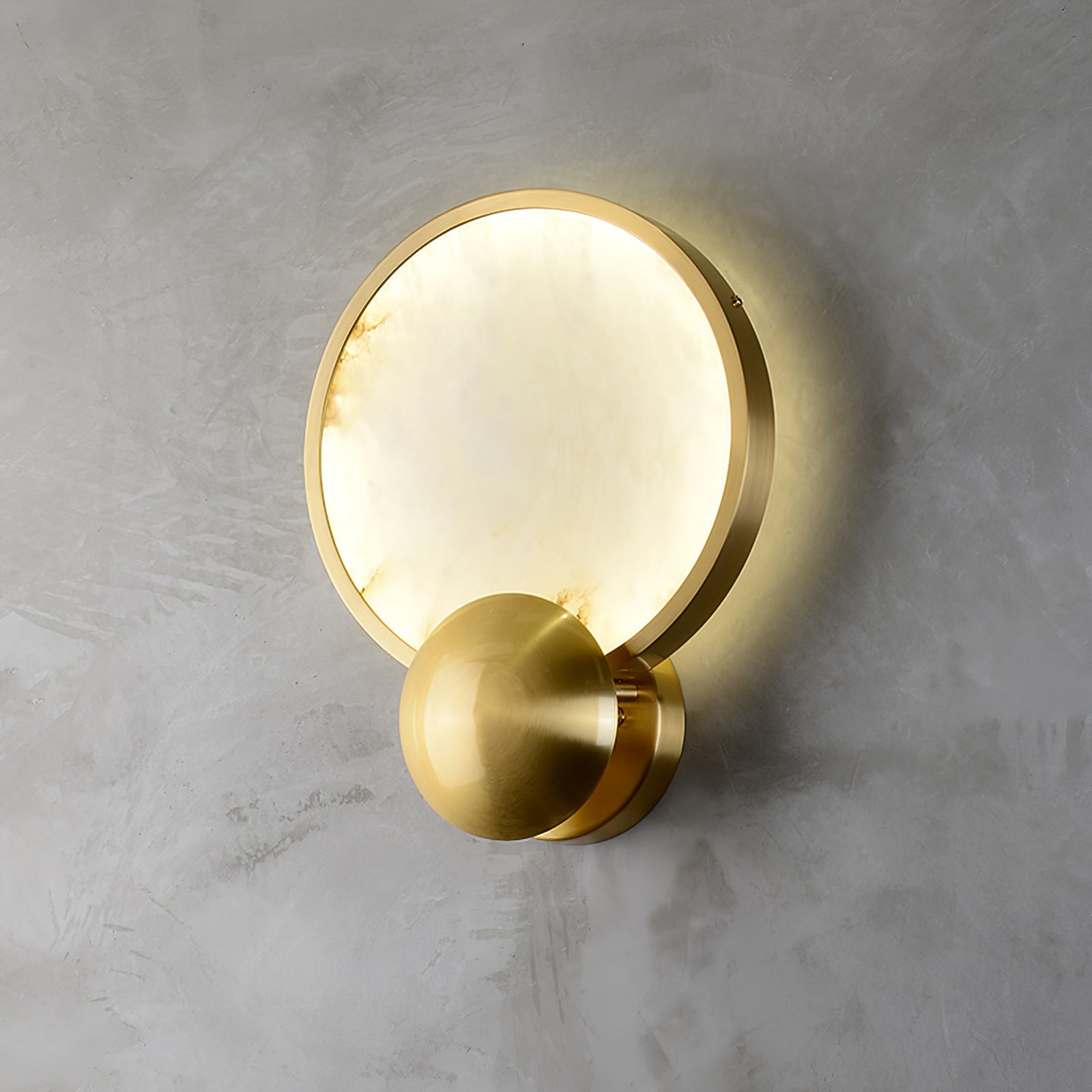 Sayo Sayo wall light styled with natural linen and wood furniture in a calm bedroom