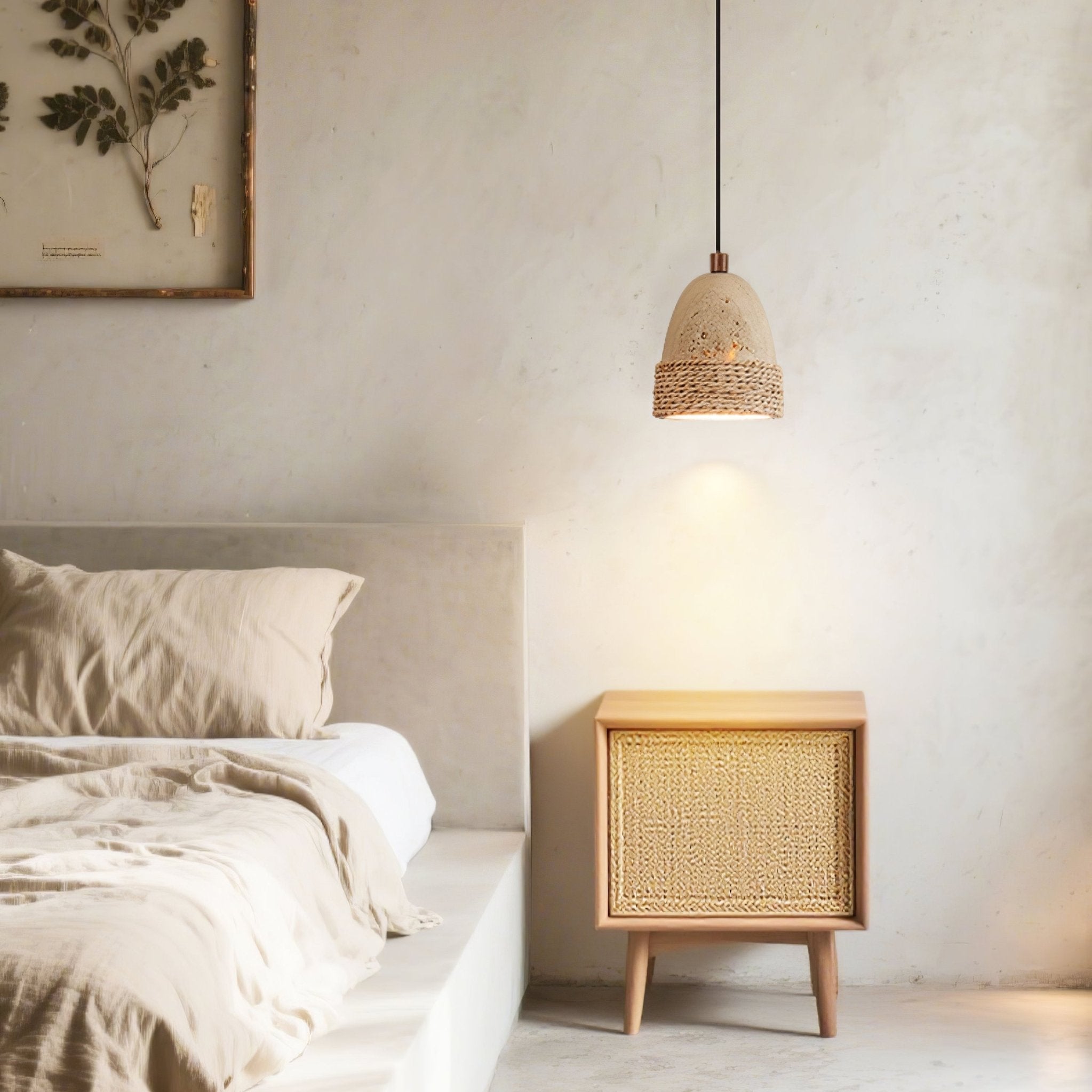 Amara Travertine Pendant Light